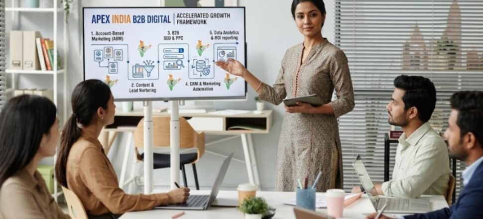 B2B digital marketing agency India — One Digital Land building LinkedIn SEO pipeline for B2B brands