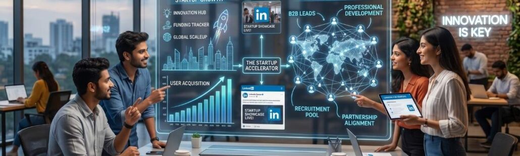 LinkedIn Lead Generation for Startups India 2026 | One Digital Land LinkedIn lead generation for startups India startup founder building B2B pipeline through personalised LinkedIn outreach